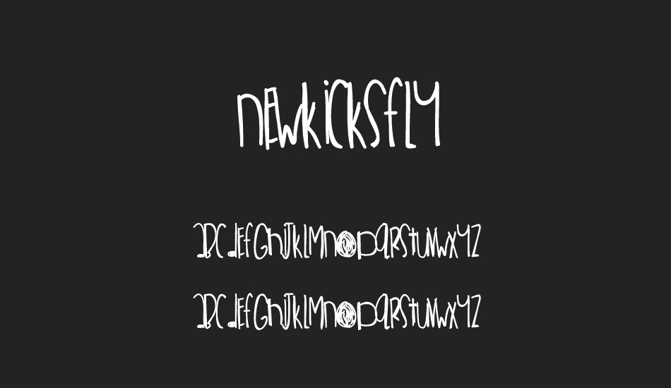 NewKicksFly font