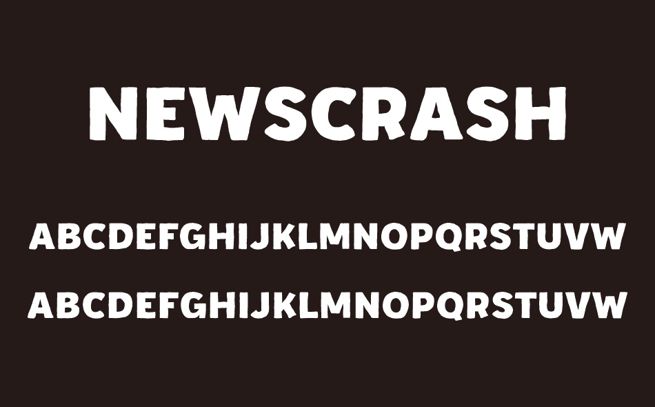 Newscrash font