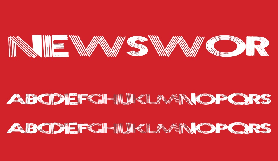 NewsWorthy font