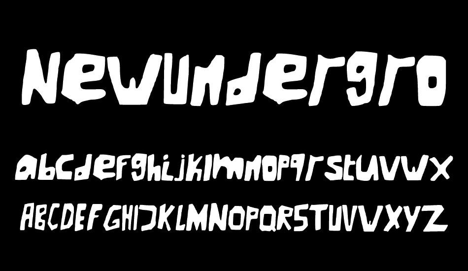 NewUnderground font