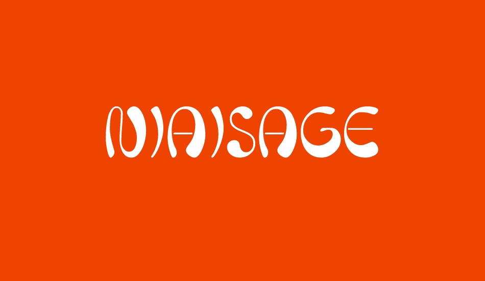 Niaisage font big