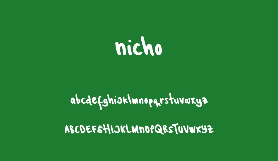 Nicho Demo font