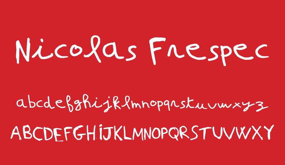 Nicolas Frespech font