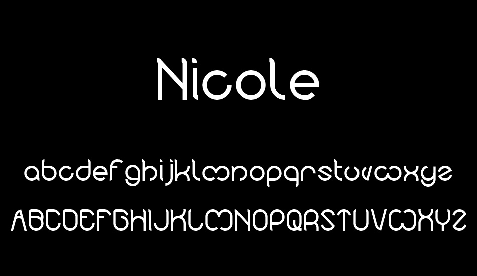 nicole font