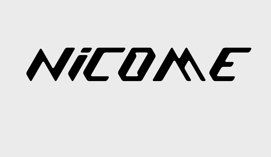 Nicomedia font big