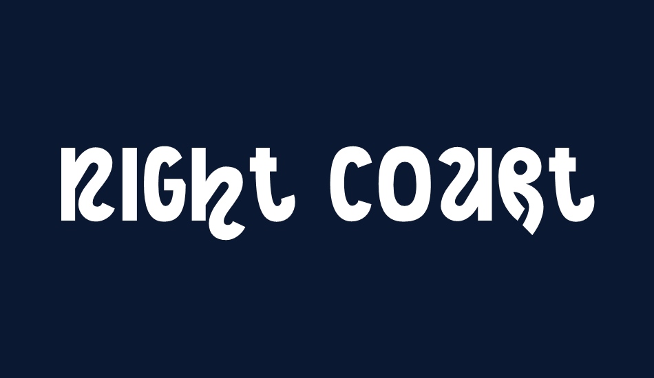 Night Court font big