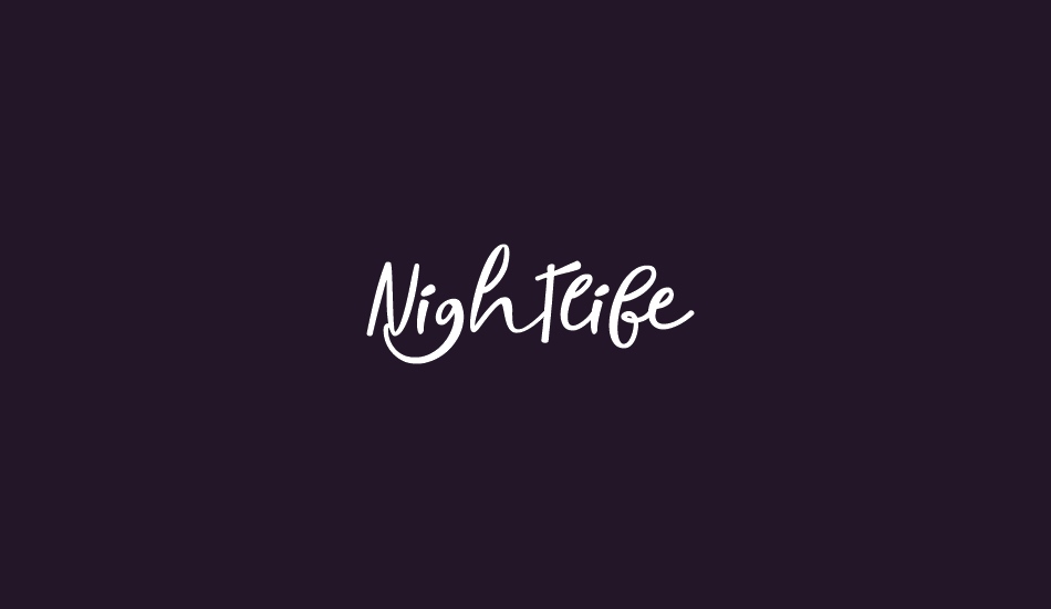 Nightlife font big