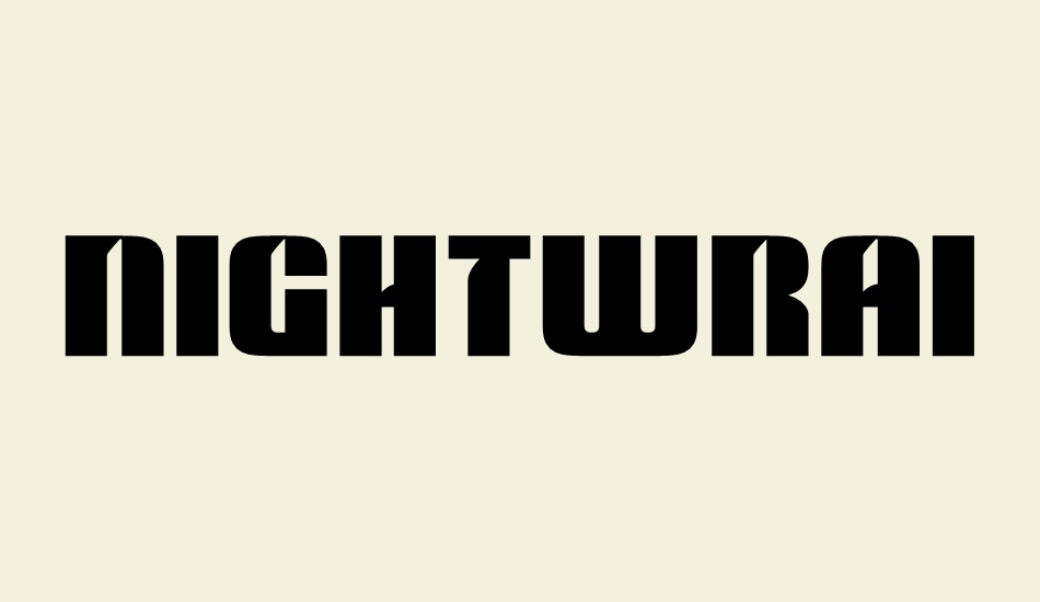 Nightwraith font big