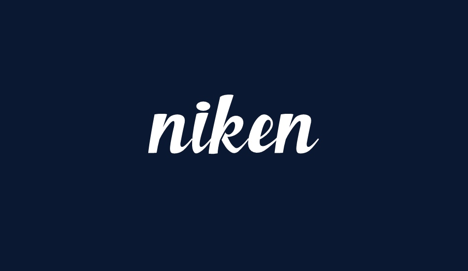 niken font big