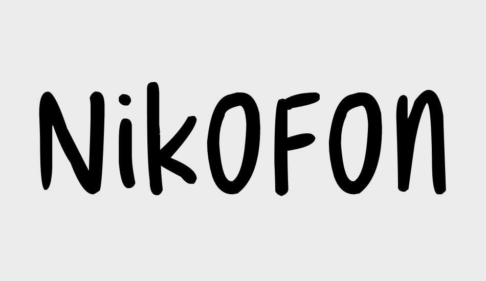 NikoFont font big