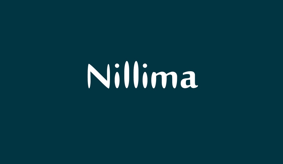 nillima font big