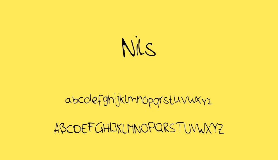 Nils font