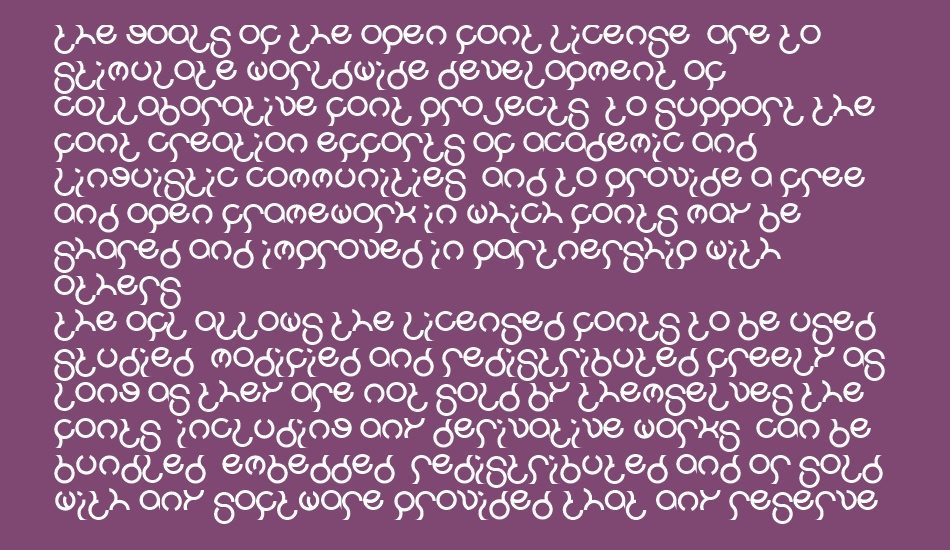 nine font 1