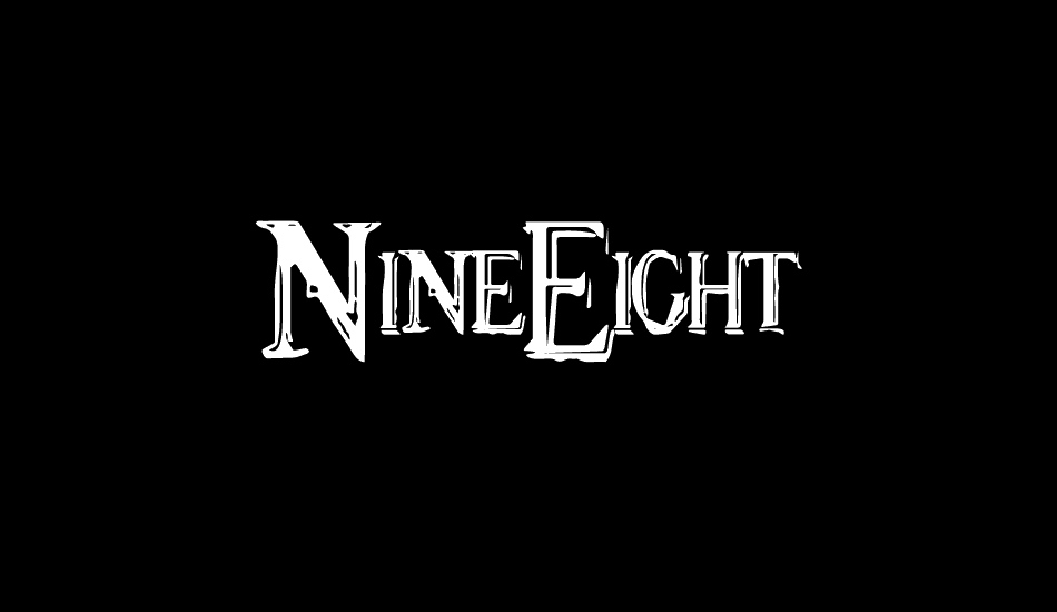 NineEight font big