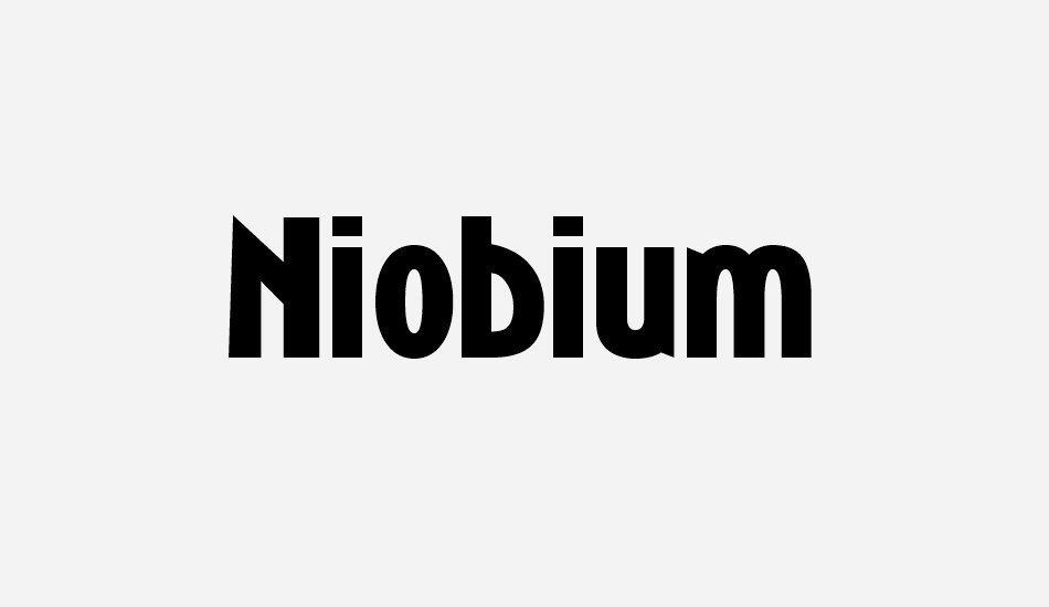 Niobium font big