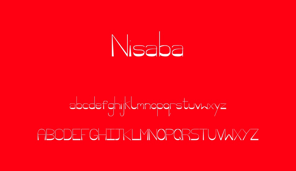 Nisaba font