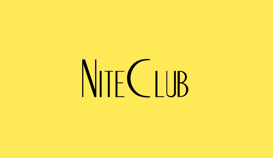 NiteClub font big