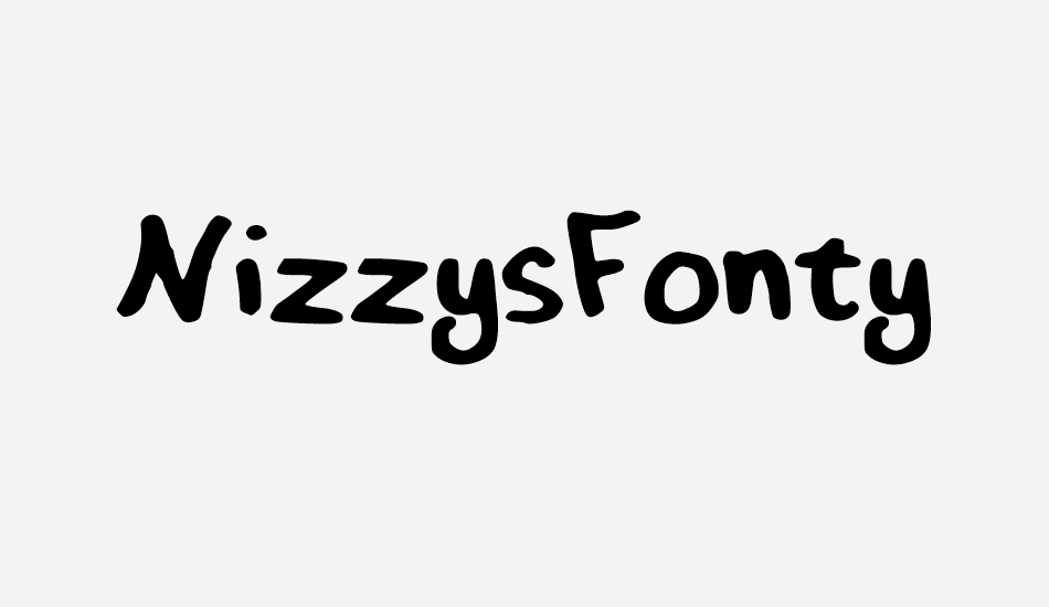 NizzysFonty font big