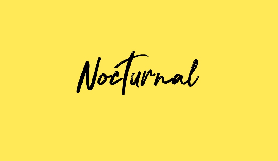 Nocturnal font big