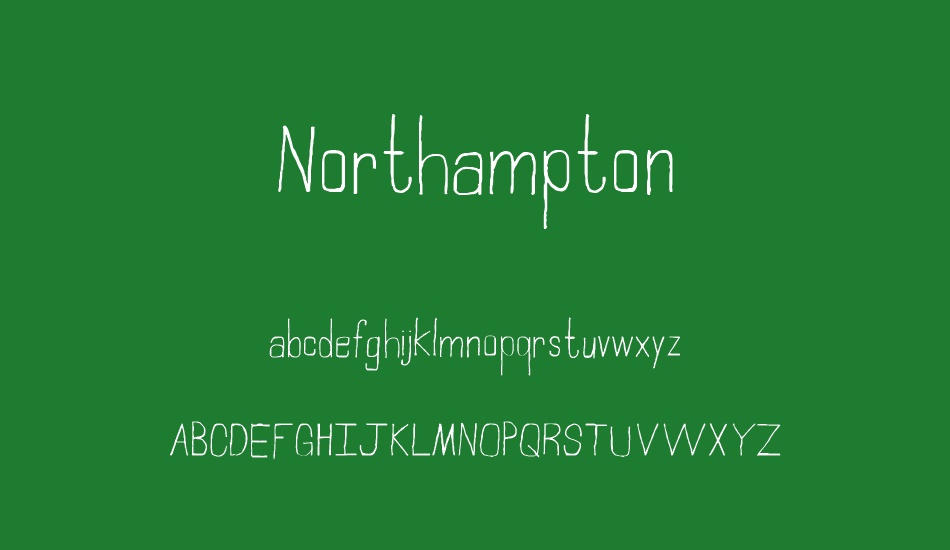 Northampton font