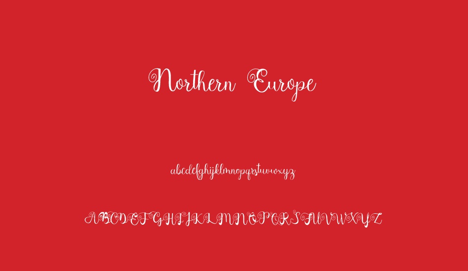 Northern Europe font