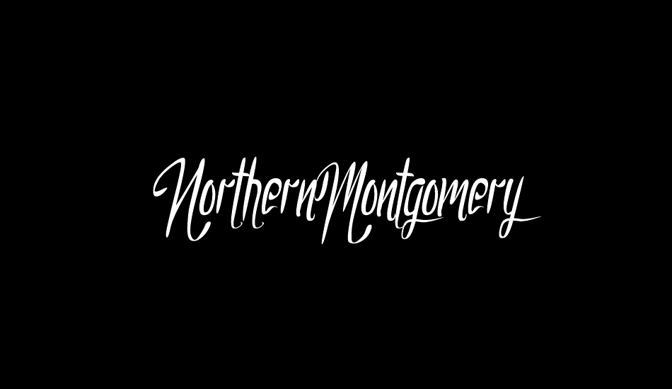 NorthernMontgomery font big