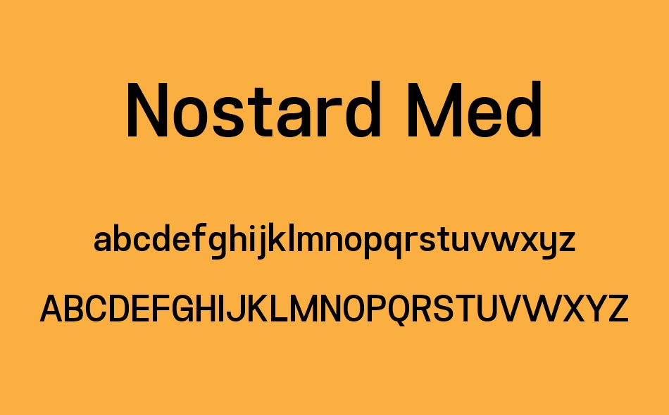 Nostard font