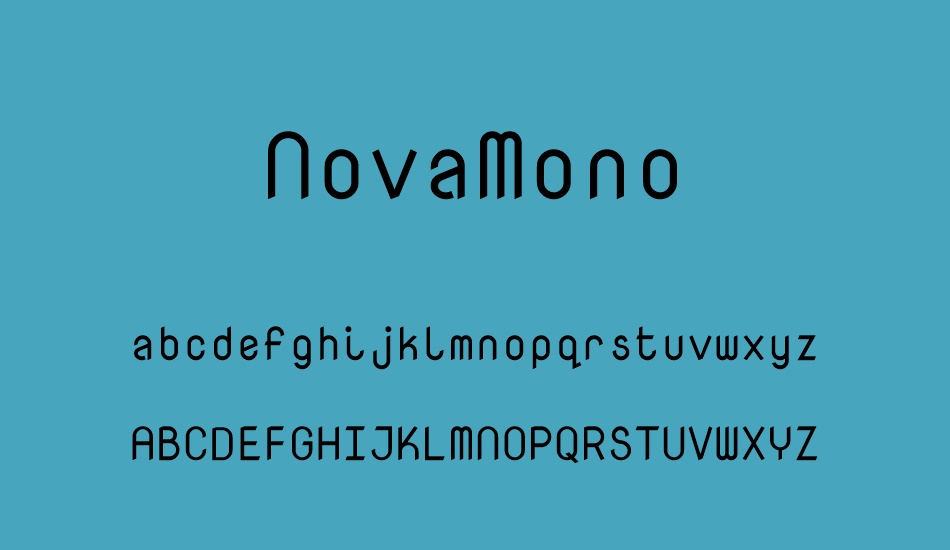 novamono font