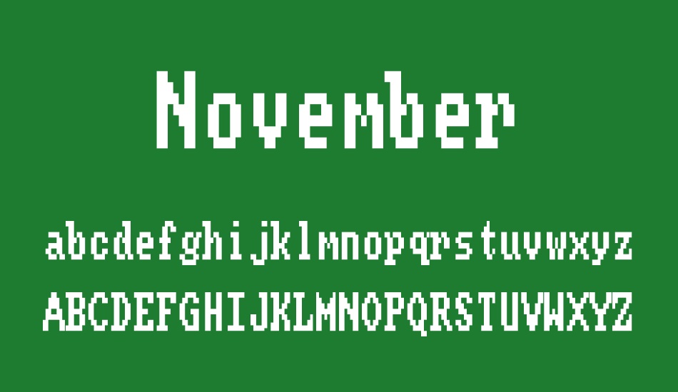 November font