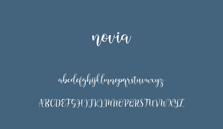 novia font