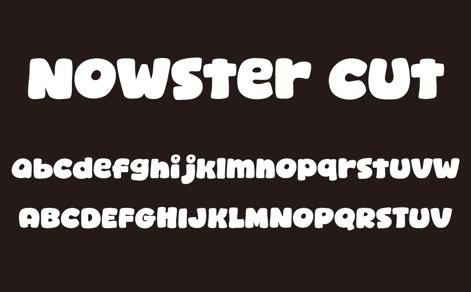 Nowster Cute font