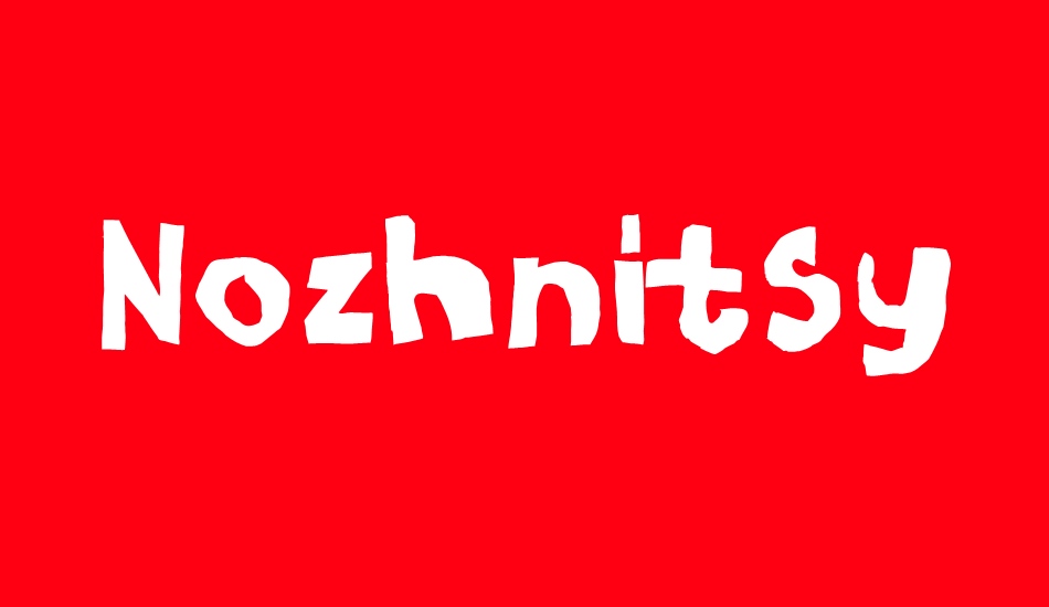 Nozhnitsy font big