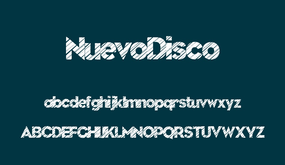 NuevoDisco font