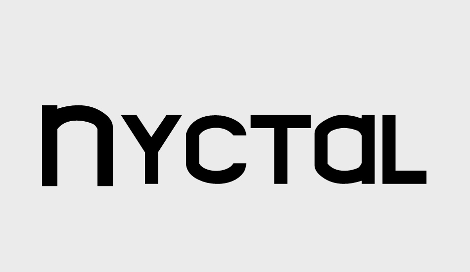 Nyctalopia font big