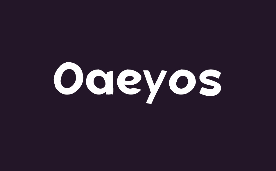 Oaeyos font big