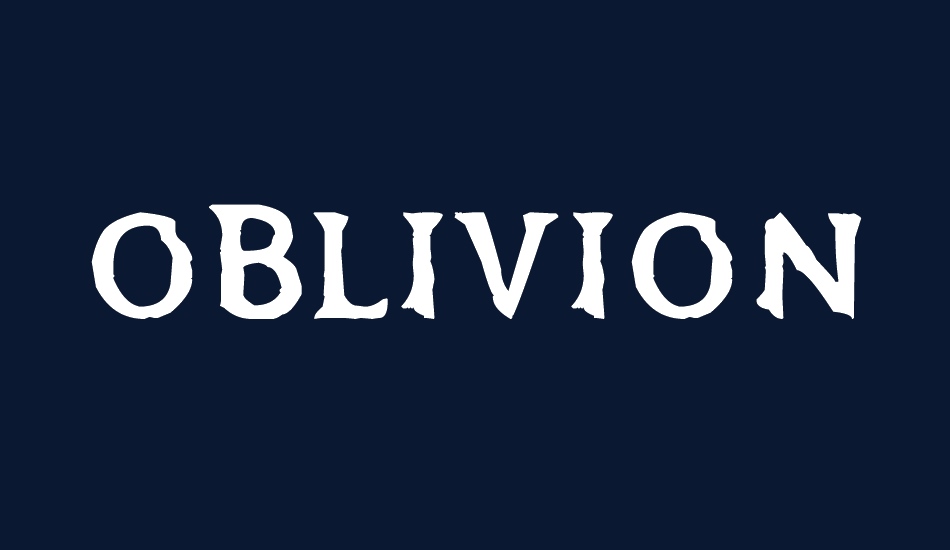 Oblivion free font