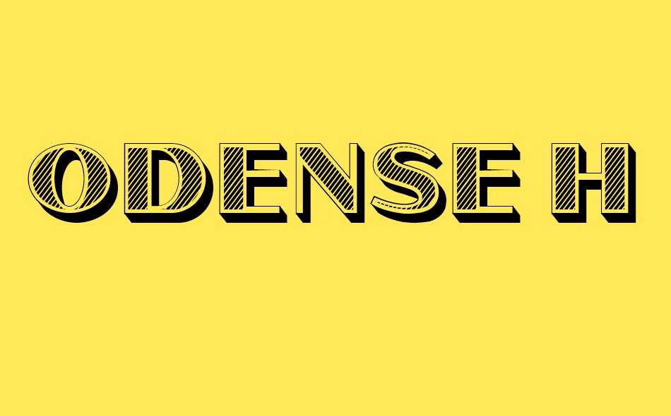 Odense font big