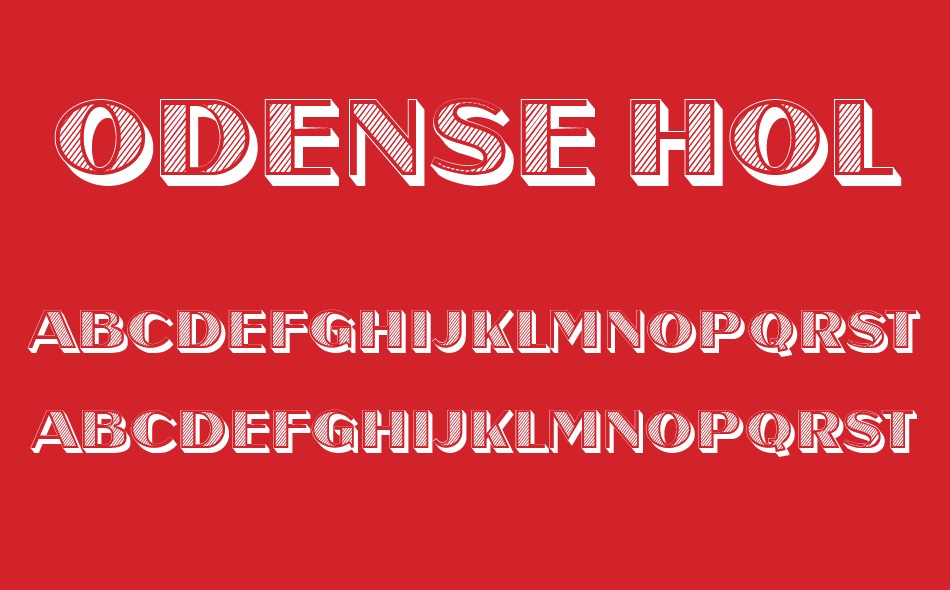 Odense font