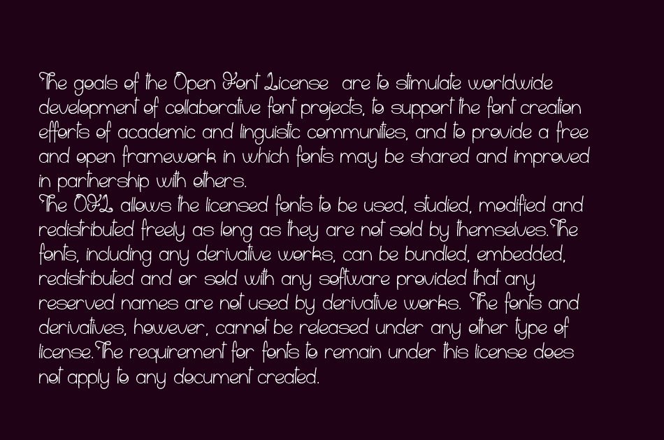 Okarina & Mandoline font 1