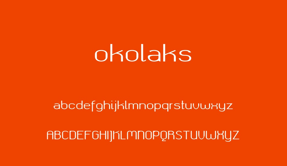 okolaks font