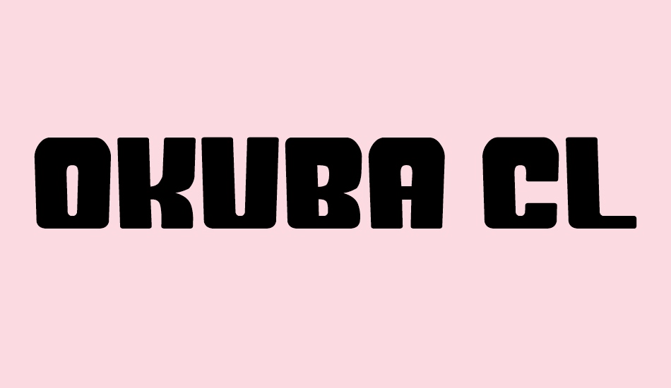 Okuba Cloud__G font big