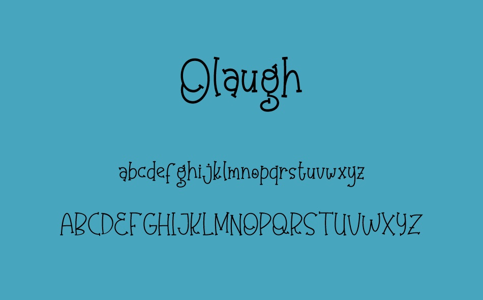 Olaugh font