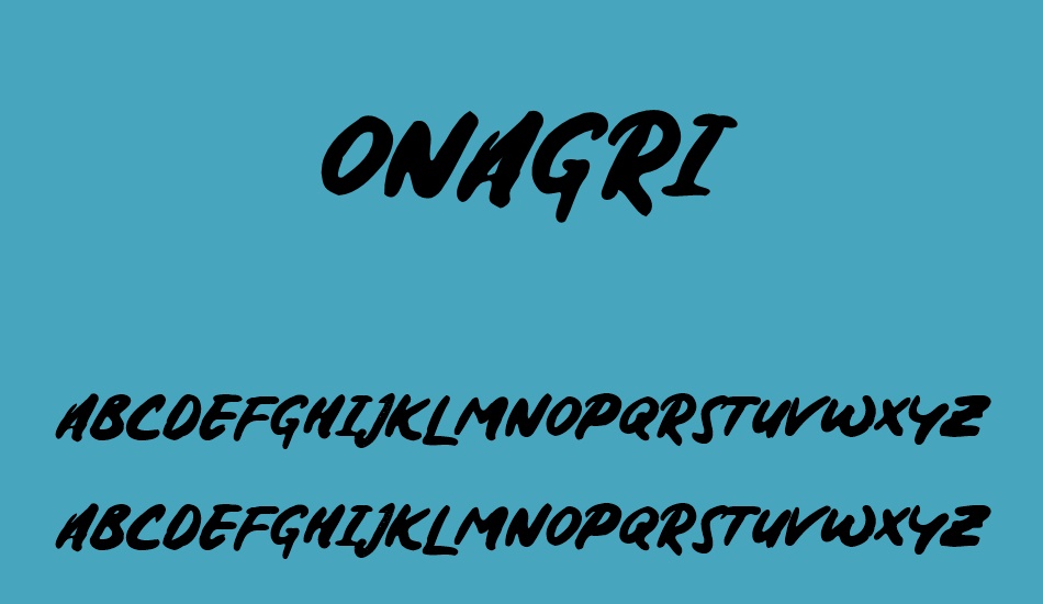 onagri font