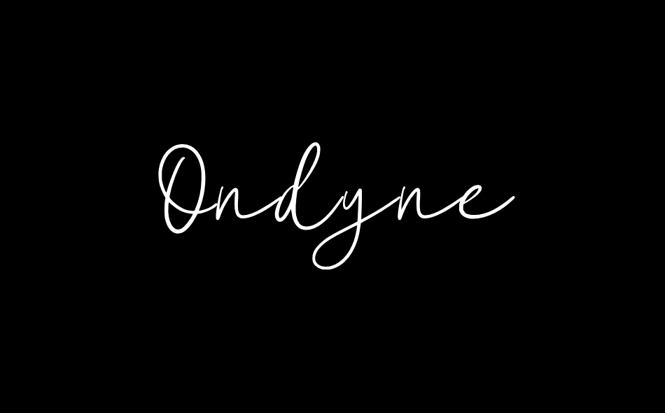 Ondyne font big