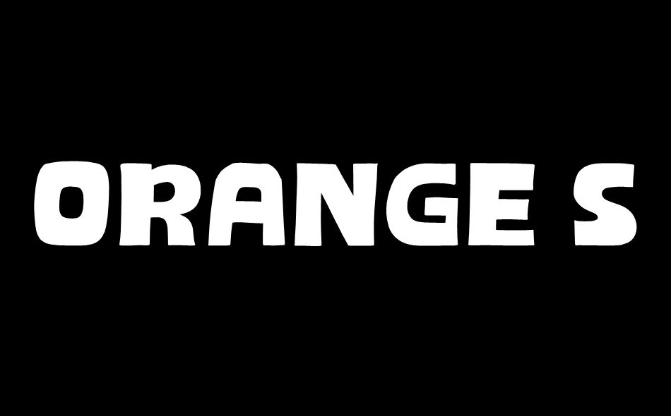 Orange Style font big