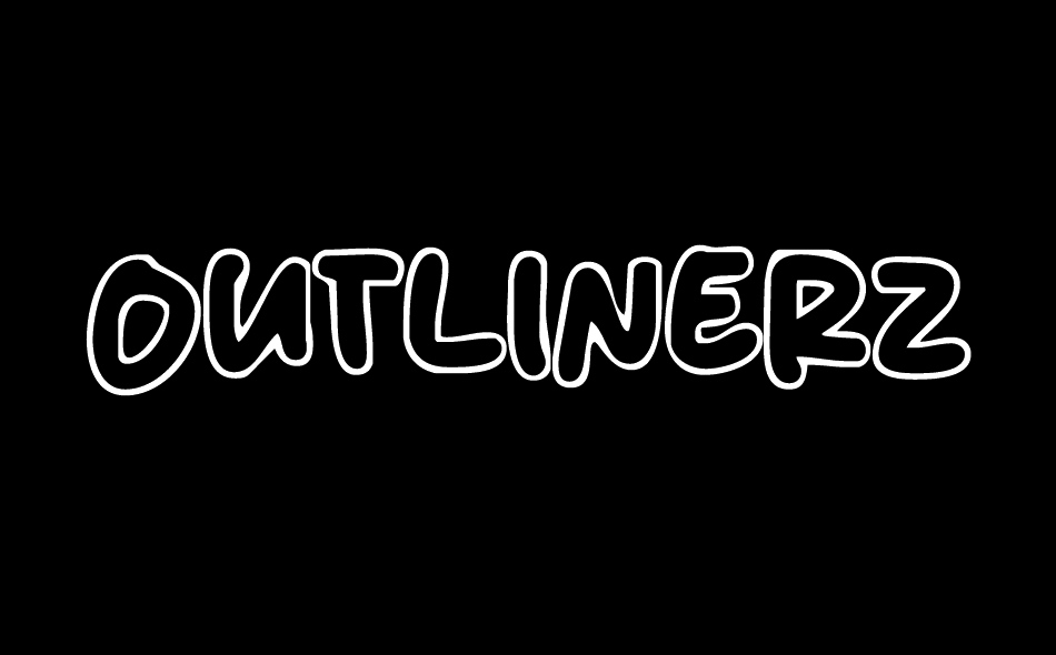 Outlinerz font big