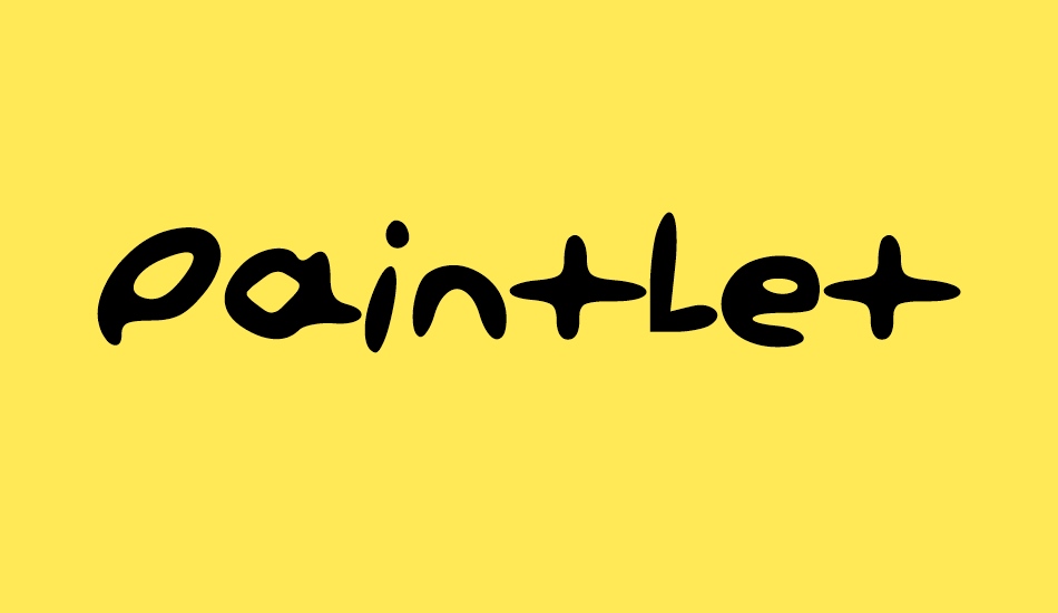 PaintLetters font big