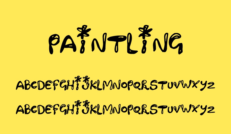 Paintling font