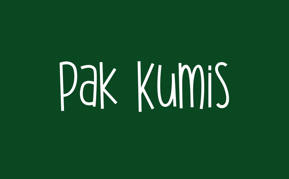 Pak Kumis font big