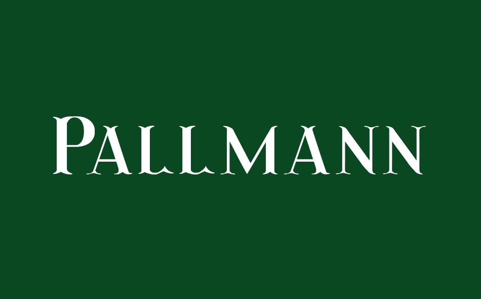 Pallmann font big